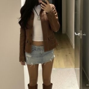 Danier - Tan Genuine Leather Jacket